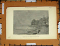 Original Old Antique Print Ref.245 C1800-1870 Photography Lake Boats Trees
