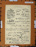 Original Old Antique Print C1800-1870 Autographs Columbus Earl Essex 19th