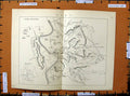 Original Old Antique Print C1800-1870 Plan Rome Roma Antiqua Napoleonic Era