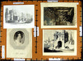 Original Old Antique PrintC1790-C1940 Windsor Castle London Miss Mellon