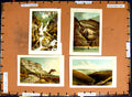 Original Old Antique PrintC1790-C1940 Devil'S Dyke Isle Wight Ambleside