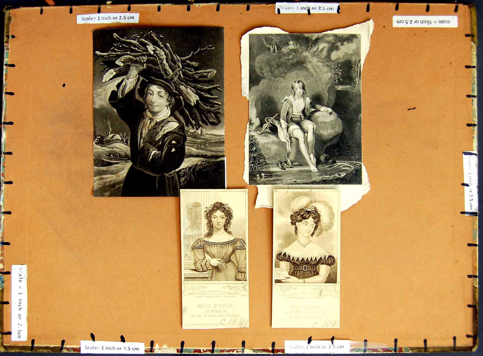 Original Old Antique PrintC1790-C1940 Yates Foote Theatre Loraida Man