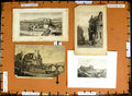 Original Old Antique PrintC1790-C1940 Castle Rhyddlan Isahan Rouden
