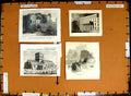Original Old Antique PrintC1790-C1940 Nottingham Castle Church Thanet