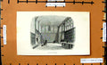 Original Old Antique Print Interior Hall Ockwells Architecture
