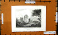 Original Old Antique Print View Goodrich Castle Herefordshire Woolnoth Hastings