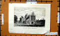 Original Old Antique Print View Ruins Llanercost Priory Cumberland England