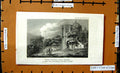 Old Antique Print 1816 View Remains House Eyton Shropshire Lord Herbert 19th