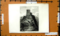 Original Old Antique Print Westall Finden View Peveril Castle Derbyshire
