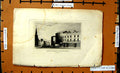 Original Old Antique Print View High Street Southwark London Cloth Mart Bennett
