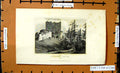Original Old Antique Print View Keep Guildford Castle Surrey England Dugdales