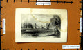 Original Old Antique Print View Chelsea Hospital Battersea Fields River Boats