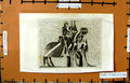 Original Old Antique Print Horse Roman Uniform Guessier Arme
