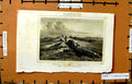 Original Old Antique Print Mursaille Northumberland Mountains England Engraving