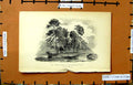 Original Old Antique Print Back Front View Fishing House Stothard