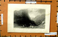 Original Old Antique Print 1835 View Honister Crag Cumberland Mountains Allom