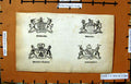 Original Old Antique Print Coat Arms Gsmiths Skinners Haberdashers Taylors