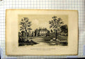 Old Antique Print View Stowlangtoft Hall Suffolk Henry Wilson Engraving