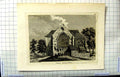 Original Old Antique Print 1784 Hooper Sparrow Engraving Latton Priory Essex