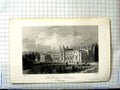 Old Antique Print Architecture Wesleyan Institution Richmond Allom Adlard