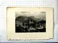 Original Old Antique Print Engraving Stanfield Floyd Bingen Mountain S