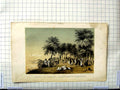 Original Old Antique Print Kannal Mahmoed Aanlegplaats Alexandrie