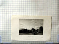 Original Old Antique Print 1832 Finden Engraving View Jorvaulx Abbay Animals