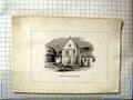 Original Old Antique Print Architecture View Condover Church