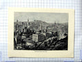 Original Old Antique Print View Edinburgh Scotland Calton Hill Taylor