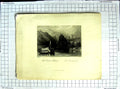 Original Old Antique Print View Danube Whirlpool River Boat Payne Engraving