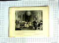 Original Old Antique Print Buckingham Palace Yellow Drawing Room Mamis Melville