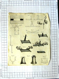 Original Old Antique Print Magnetism Instruments Drawings Diagrams C1790-C1900