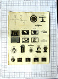 Original Old Antique Print Magnetism Instruments Diagrams Figures Victorian