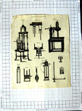 Old Antique Print Encyclopaedia Britannica Optics Diagrams Shapes Circles