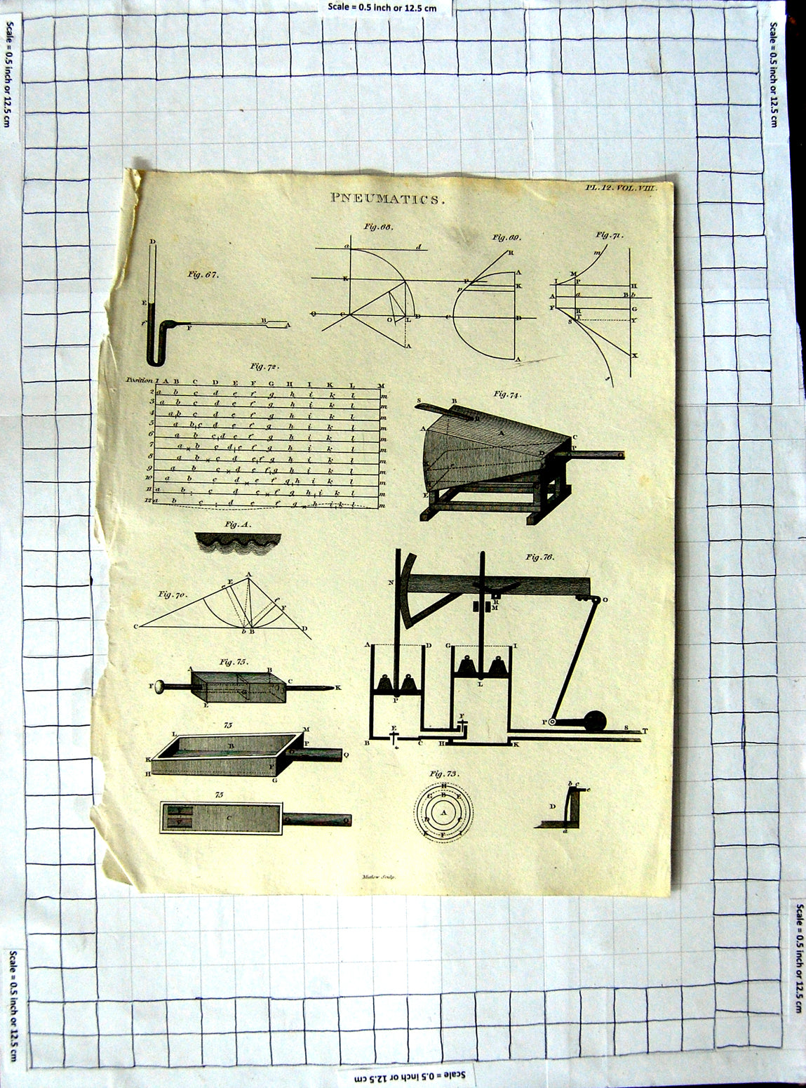 Original Old Antique Print Encyclopaedia Britannica Projection Sphere Geometry