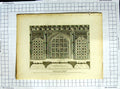 Old Antique Print 1808 Henry Chapel Metal Entrance Gates Smith Thompson 19th