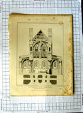 Antique Print Ref.367 1818 Church St. Cross Hampshire Porden Keux Engraving