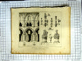 Original Old Antique Print 1819 Shoreham Church Sussex John Carter Le Keux 19th