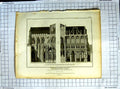 Original Old Antique Print 1819 Westminster Abbey South Transept Roffe Neale