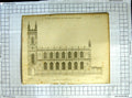 Old Antique Print 1836 South Elevation New Church Chelsea Turrell Hawkins 19th