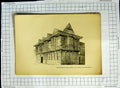 Old Antique Print Bishop Sparrows House Ipswich William Twopeny Drawing