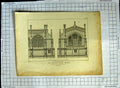 Original Old Antique Print 1812 Beauchamp Chapel Warwick Architecture Wild Keux