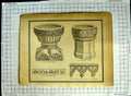 Old Antique Print Aylesbury Church Maids-Morton Nutley Abbey Architecture