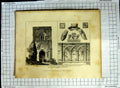 Antique Old Print Ref.374 1806 Malmsbury Abbey Church Wiltshire Roffe Smith