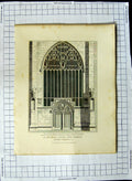 Antique Print Ref.379 1811 St. Nicholas Chapel Lynn Norfolk Roffe Mackenzie