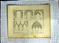 Original Old Antique Print 1812 Cloister Norwich Cathedral Artist Repton Roffe