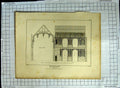 Original Old Antique Print 1813 Architecture Crosby Hall London Palmer Roffe