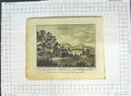 Original Old Antique Print View Valle Crucus Abbey Denbighshire Thornton