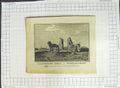 Original Old Antique Print Glastonbury Abbey Somersetshire Noble