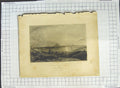 Original Old Antique Print View Ruins Cathage Africa Artist Salmon Adlard 20th